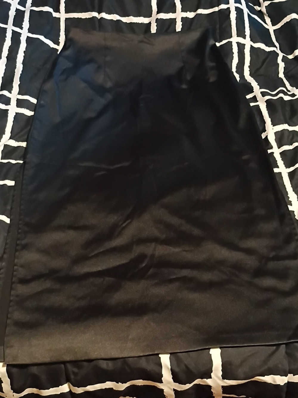 Classic Black A-Line Women's Skirt